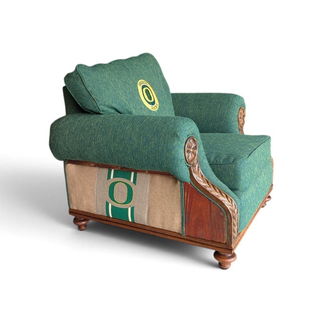 Early 21st Century Deconstructed Transitional Club Chair For Sale - Image 5 of 7