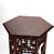 Antique Anglo-Indian Mahogany Stick & Ball Style Hexagon Taboret Stand C1910 For Sale - Image 4 of 8