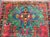 Mid 20th Century Vintage Large Caucasian Kazak Rug With Green Medallions on Red Field 5'8 X 10'7 For Sale - Image 5 of 15
