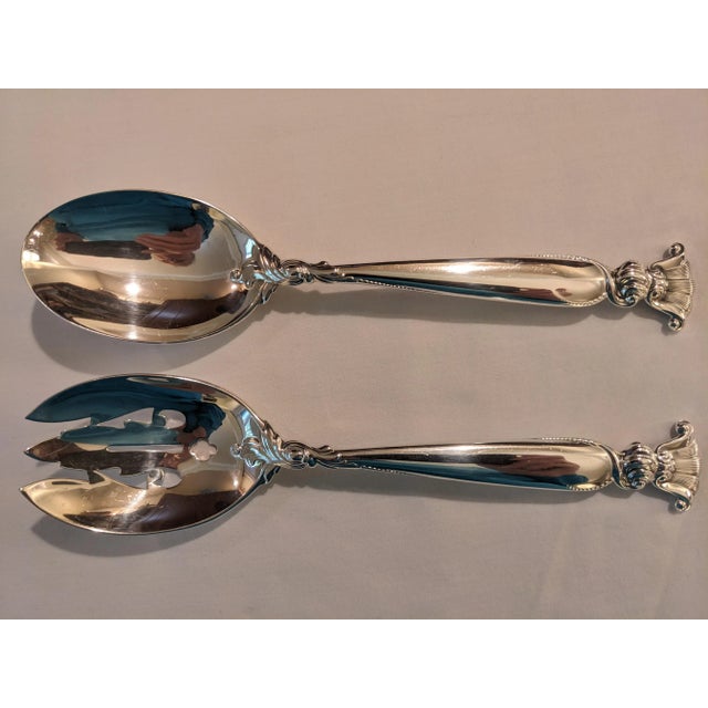 Sterling Silver Wallace "Romance of the Sea" Tablespoon, No Monogram For Sale - Image 11 of 11