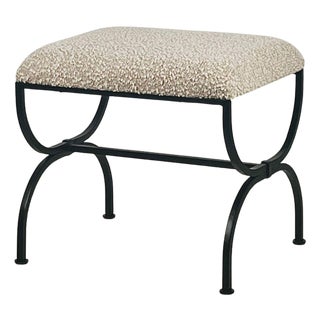 Wide 'Strapontin' Stool by Design Frères For Sale