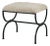 Wide 'Strapontin' Stool by Design Frères For Sale