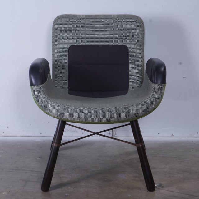 Vitra East River Chair Green Mix 04 by Hella Jongerius For Sale In San Diego - Image 6 of 13
