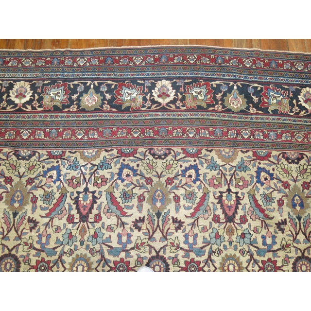 Textile Late 19th Century Antique Persian Doroksh Carpet - 10'5" x 13'5" For Sale - Image 7 of 18