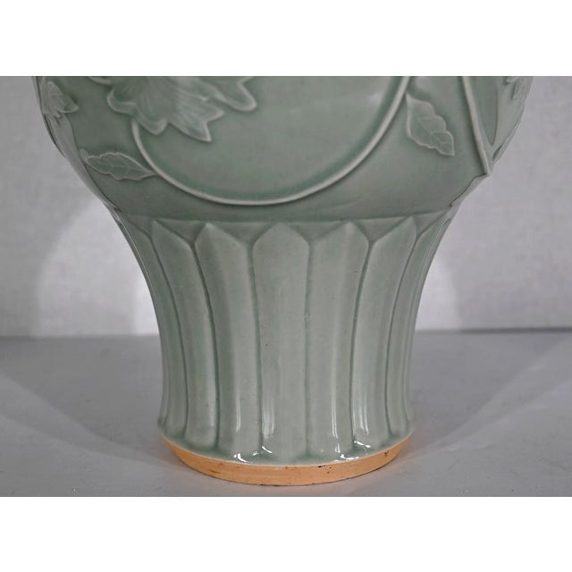 Chinese Celadon Vase, 1900s For Sale - Image 6 of 18