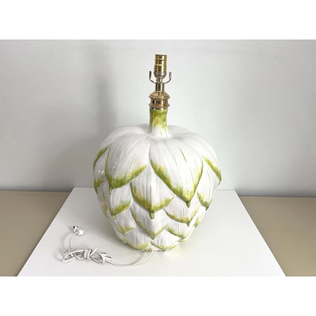 1960s Italian Artichoke Lamp by F Cooper For Sale - Image 16 of 18