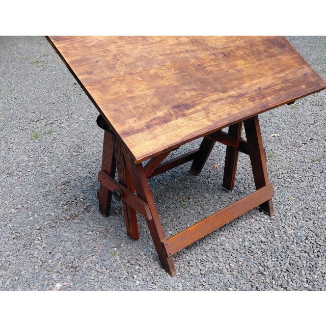 1940s Keuffel and Esser Popular Drafting Table For Sale - Image 11 of 16