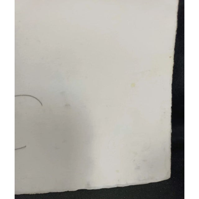 Vintage Watercolor Drawing by Jacques Courtade, "Nude Woman" For Sale In New York - Image 6 of 7