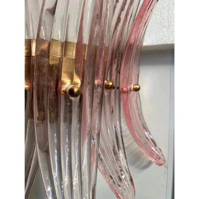 Italian Murano Glass Wall Sconces, 1990s, Set of 2 For Sale - Image 3 of 17