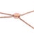 You will absolutely love this trendy and chic 14k rose gold plated .925 sterling silver bolo bracelet. The piece features...