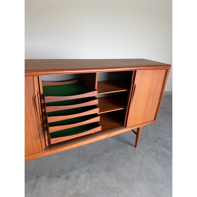 Omann Jun Danish Teak Sideboard c.1960’s, Attributed For Sale In Tampa - Image 6 of 12