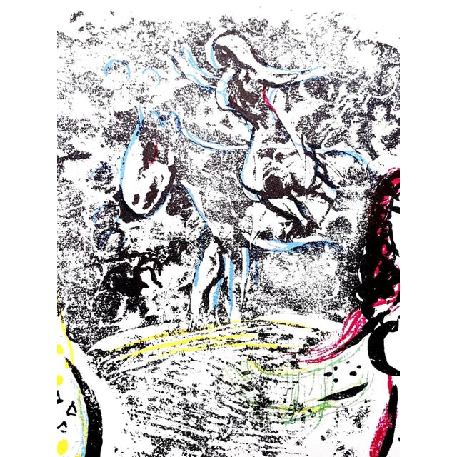 Le Jeu des Acrobates, original lithograph from ''Chagall Lithographe II'' 1963 For Sale - Image 4 of 6