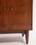 Ramseur Furniture Mid Century Walnut Brass Diamond Front Cabinet Credenza Unmarked For Sale - Image 12 of 14