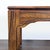 Vintage Wood and Glass End Table With Brass Inlay For Sale - Image 4 of 7