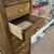 Wood Antique Oak Service Writers Desk Stand File Cabinet Podium For Sale - Image 7 of 8