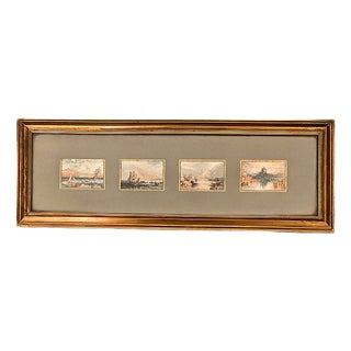 S. H. Biles, Landscape Painting, 1800s, Acrylic on Watercolor Paper For Sale