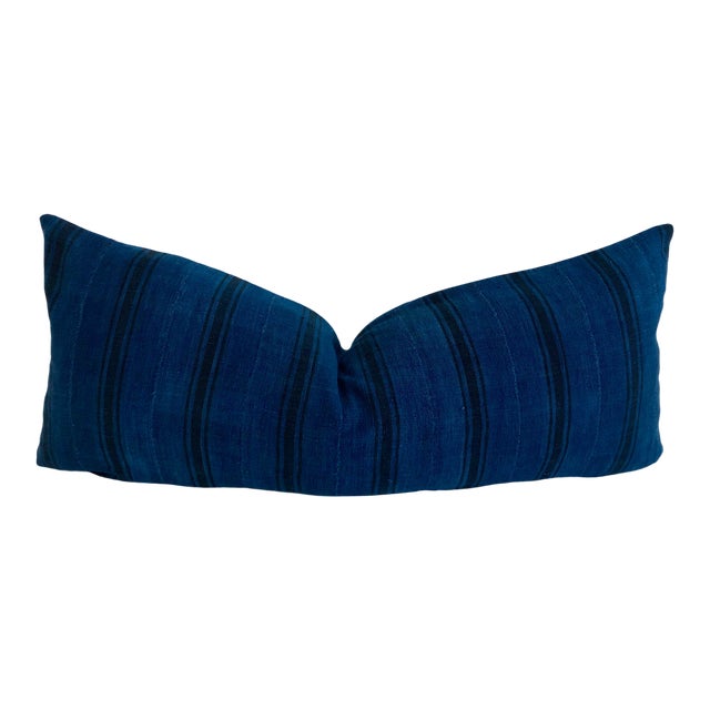 Mali Indigo Blues Black Stripe Body Pillow Chairish