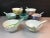 Assembled Set of 7 Chinese Export Bowls With Spoons For Sale - Image 11 of 12