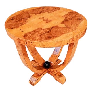 Art Deco Round Side Table Furniture For Sale