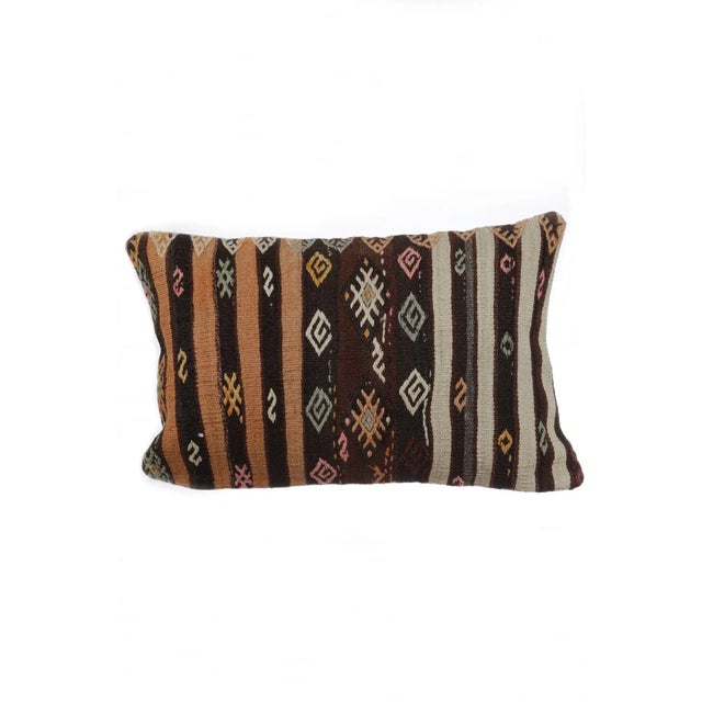 Handmade Kilim Pillow Cover For Sale - Image 4 of 4