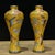Chinese Cloisonné Vase Pair With Original Silk Box / Crane & Cloud Motif For Sale - Image 9 of 9