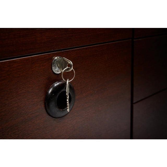 Geraldo De Barros Brazilian Modern Office Cabinet in Rosewood, Hobjeto, 1970s, Pair For Sale - Image 15 of 15