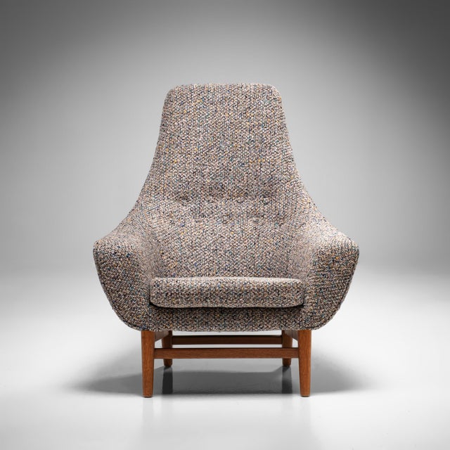 Lounge Chair attributed to Folke Jansson for Wincrantz Skövde, Sweden, 1960s For Sale - Image 3 of 18