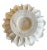 Handmade 19th Century Heavy Stone Italian Bowl With Petals For Sale - Image 4 of 7