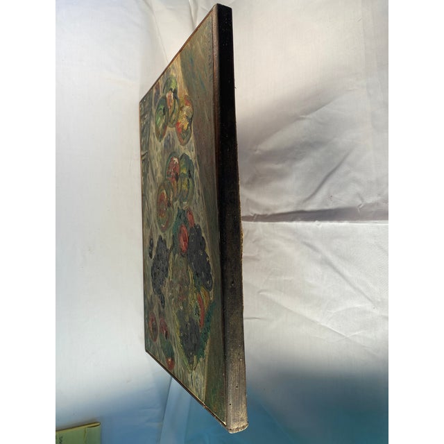 Antique, French, Oil on Canvas Framed Painting, 1920s For Sale - Image 4 of 9