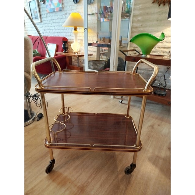 Vintage Spanish Bar Trolley, 1960s For Sale - Image 9 of 9