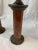 Metal Vintage Sarreid Ltd. Marble & Verdigris Candle Stick Holders- a Pair For Sale - Image 7 of 11