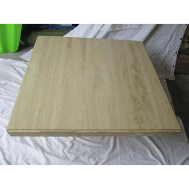 Vintage Italian Travertine Coffee Table For Sale - Image 10 of 11