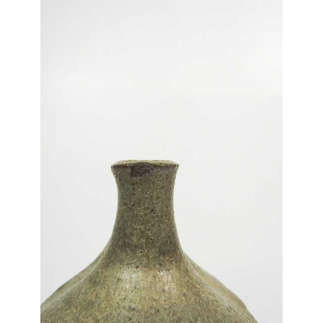 Ceramic Mid 20th Century Studio Pottery Double Neck Vase For Sale - Image 7 of 9