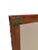 Campaign Vintage Henredon Style Campaign Wall Mirror With Brass Accents on Wood For Sale - Image 3 of 3