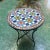 Metal Handcrafted Zellige Moroccan Tile Table For Sale - Image 7 of 9