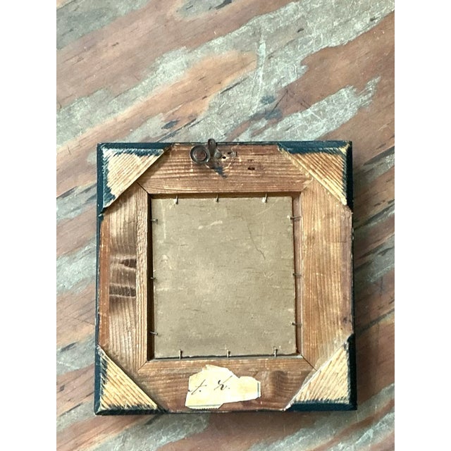 Vintage Boho Original Painting of Horse Head on Board For Sale In West Palm - Image 6 of 7