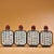 Late 19th Century Set of 4 Cloisonné Enamel Four Beauties Snuff Bottles, 320g Total For Sale - Image 4 of 10