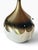 Vintage Mid Century Modern Tulip Milk Glass & Brass Hanging Pendant Lights, Pair For Sale - Image 9 of 10