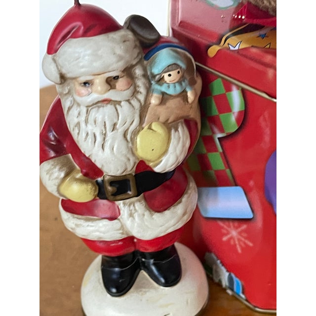 1960s Set of 4, Vintage Christmas Bottlebrush Tree For Sale - Image 5 of 6
