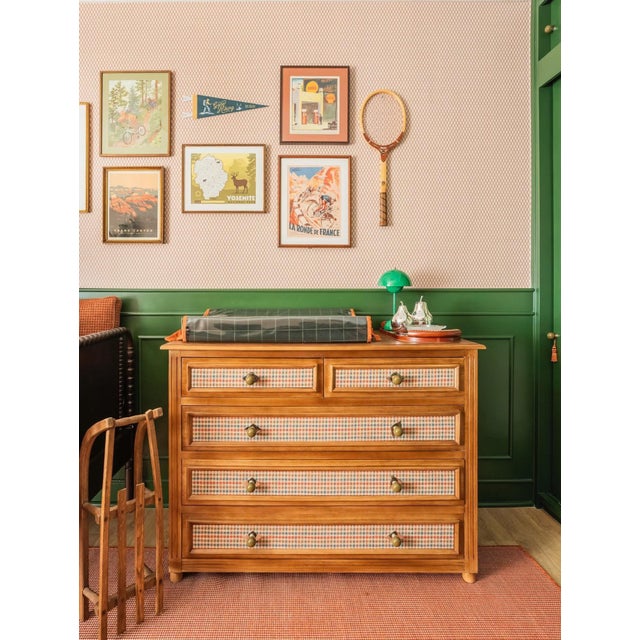 1930s Authentic Wooden Tennis Racquet Decor For Sale - Image 4 of 4