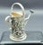 French Antique Miniature French or Hanau Continental Silver W Niello Gardening Watering Can For Sale - Image 3 of 4