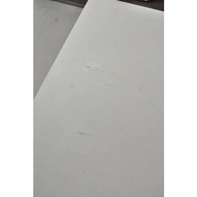 Plastic Vintage Broyhill Premier Yellow Molded Plastic Space Age Joe Colombo Style Desk For Sale - Image 7 of 12
