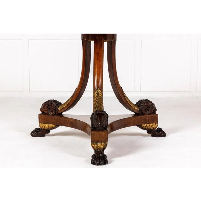 Brown Early 19th Century Italian Mahogany Centre Table For Sale - Image 8 of 12