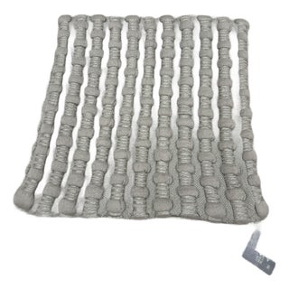Rh Restoration Hardware Loa Merino Wool Chunky Stripe Pillow Cover For Sale