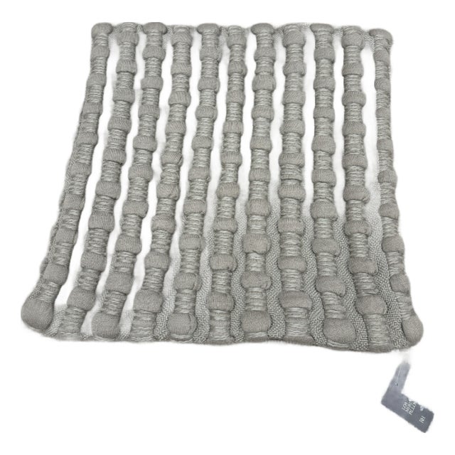 Rh Restoration Hardware Loa Merino Wool Chunky Stripe Pillow Cover For Sale