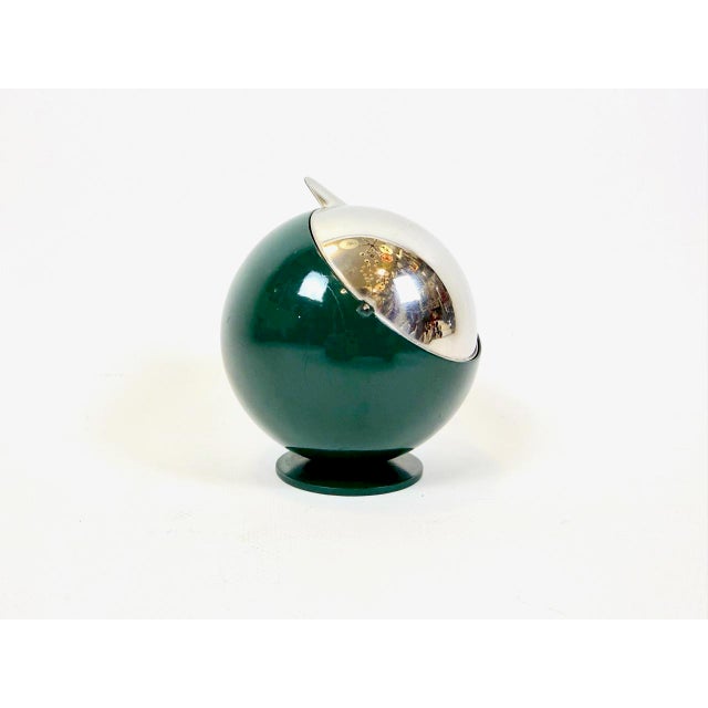 Large Smokey Ball Ashtray attributed to F.W. Quist, 1970s, in Good conditions. Designed 1970 to 1979 This piece is...