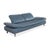 Modern Blue Leather Rivoli Three-Seater Sofa with Manual Function from Koinor For Sale - Image 3 of 15