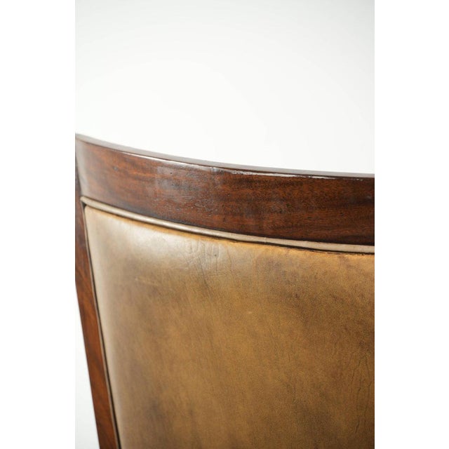 Art Deco Chair in Sheepskin Leathr For Sale - Image 13 of 14
