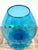 Mid 20th Century Italian Empoli Optic Blue Glass Vase For Sale In Chicago - Image 6 of 6