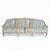 Early 20th Century French-Style Carved Wood Sofa With Striped Upholstery For Sale - Image 16 of 18